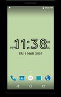 Horloge live wallpaper Affiche