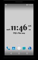 Reloj de pantalla en vivo captura de pantalla 1