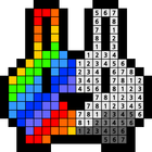 Number coloring icon