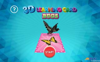 3D LEARNING CARD BUGS पोस्टर