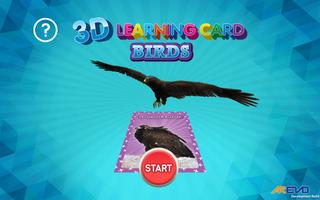 3D LEARNING CARD BIRDS Affiche