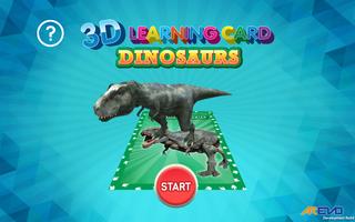 3D LEARNING CARD DINOSAURS Cartaz