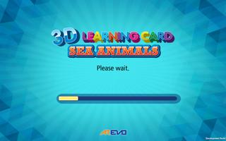 3D LEARNING CARD SEA ANIMALS Ekran Görüntüsü 1