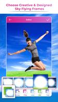 Sky Flying Photo Frames الملصق