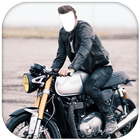 Men Moto : Jecket Men Bike Photo Suit иконка