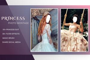 Princess Photo Montage Affiche