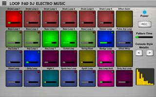 Loop Pad DJ Electro Music Affiche