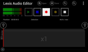 Lexis Audio Editor captura de pantalla 1