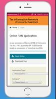 برنامه‌نما Pan Card Apply Online~Nsdl,Download,Check,Status عکس از صفحه