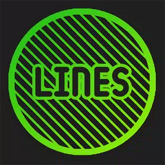 Lines Circle - Neon Icon Pack APK download