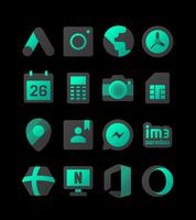 Cyandiant - icon Pack تصوير الشاشة 1