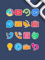 Garis Light - Lines Icon Pack الملصق