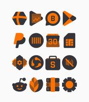 Pumpkin - Orange Icon Pack اسکرین شاٹ 3