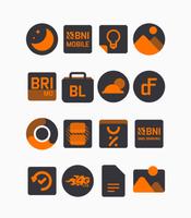 Pumpkin - Orange Icon Pack پوسٹر