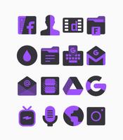 Violet - Purple Icon Pack capture d'écran 1
