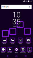 Xperia Theme - Floating Square تصوير الشاشة 1