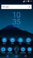 Xperia Theme - Fujiyama Night تصوير الشاشة 1