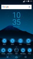 Xperia Theme - Fujiyama Night capture d'écran 1