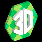 آیکون‌ 3D Hexa - Icon Pack