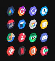 3D Hexa - Icon Pack Ekran Görüntüsü 1