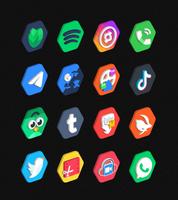 3D Hexa - Icon Pack স্ক্রিনশট 3