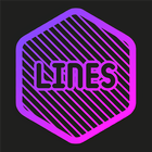 Lines Hexa - Neon Icon Pack icône