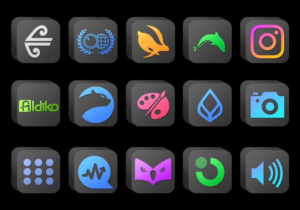 Icons мод. 3д иконки для андроид. 3д иконки для приложений. 3d значки для андроид.