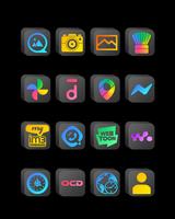 Cubic Dark Mode - 3D Icon pack capture d'écran 2