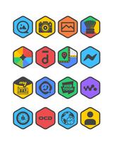 Hexadark - Hexa Icon Pack syot layar 2