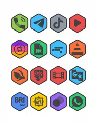 Hexadark - Hexa Icon Pack アプリダウンロード