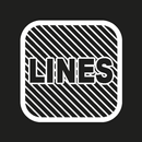Lines Square - White Icon Pack APK