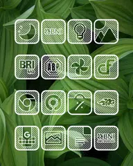 Lines Square - White Icon Pack アプリダウンロード
