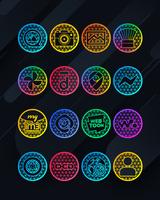 Pixel Net - Neon Icon Pack ภาพหน้าจอ 2