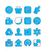 Blueberry - icon pack poster