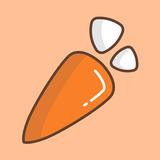 Carrot - Orange icon pack APK