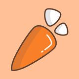 Carrot - Orange icon pack APK