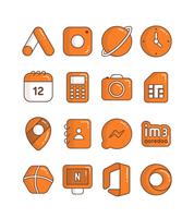 Carrot - Orange icon pack screenshot 1