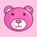 Pink Teddy - icon pack أيقونة