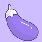 Eggplant - Purple icon pack আইকন