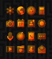Mikan Orange - Icon Pack Affiche