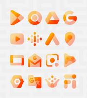 Mikan Orange - Icon Pack capture d'écran 1