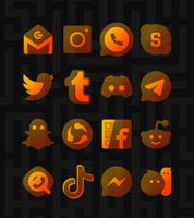 Mikan Orange - Icon Pack capture d'écran 2