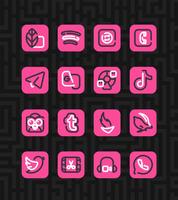 Linios Pink - Icon Pack স্ক্রিনশট 3