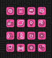 Linios Pink - Icon Pack পোস্টার