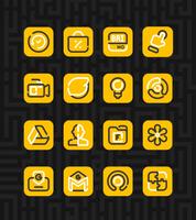 Linios Yellow - Icon Pack পোস্টার