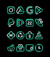 ToscaLine - Turqoise Icon Pack تصوير الشاشة 3