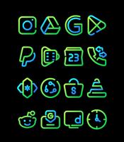 برنامه‌نما Earth - Lines Icon Pack عکس از صفحه