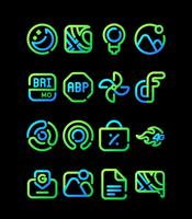 پوستر Earth - Lines Icon Pack