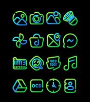برنامه‌نما Earth - Lines Icon Pack عکس از صفحه