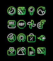 LimeLine - Green Icon Pack Cartaz